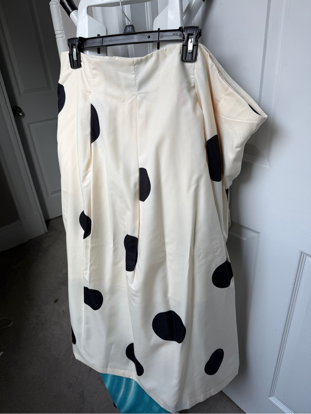 Cider Cream & Black Polka Dot Maxi Skirt - NWT - Size XL